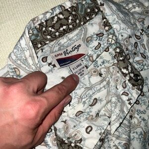 Lime green white western button down